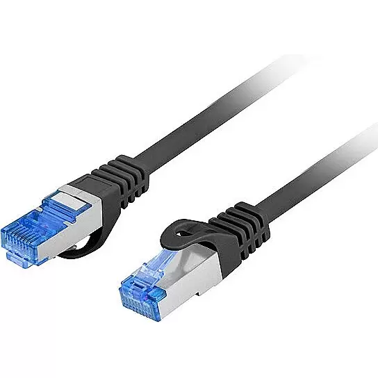 LANBERG patchcord cat 6A FTP 0 5m black