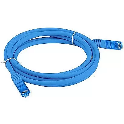 LANBERG Patchcord cat.6A FTP 1m blue