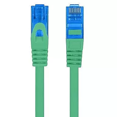 LANBERG Patchcord cat.6A FTP 1m green