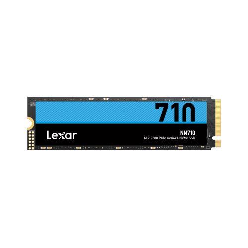 SSD LEXAR NM710 1TB M 2 PCIe Gen4 NVMe Write speed 4500 MBytes sec Read speed 5000 MBytes sec 2 45mm TBW 600 TB MTBF 1500000 hours LNM710X001T-RNNNG