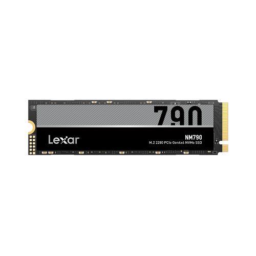 SSD LEXAR NM790 1TB M 2 PCIe Gen4 NVMe Write speed 6500 MBytes sec Read speed 7400 MBytes sec 2 45mm TBW 1000 TB MTBF 1500000 hours LNM790X001T-RNNNG
