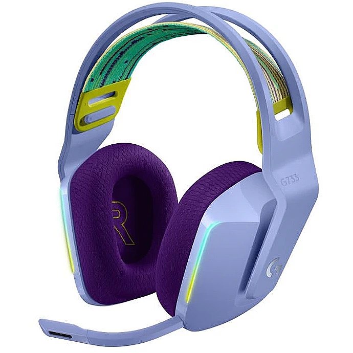 LOGI G733 LightSpeed Headset lilac