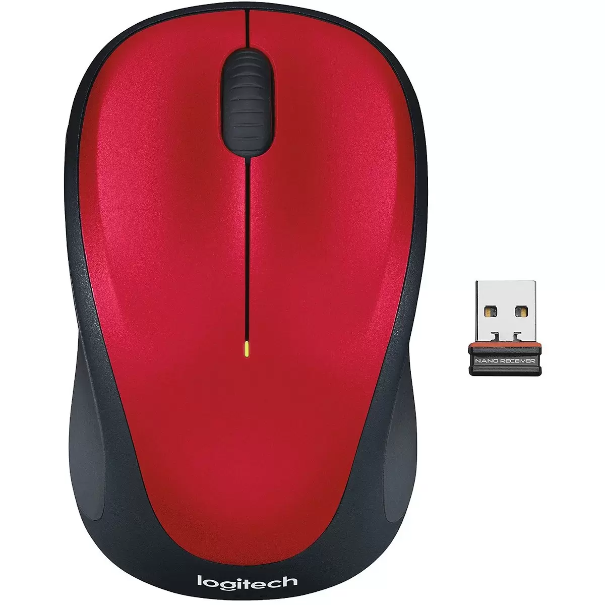 LOGI M235 Wireless Mouse Red