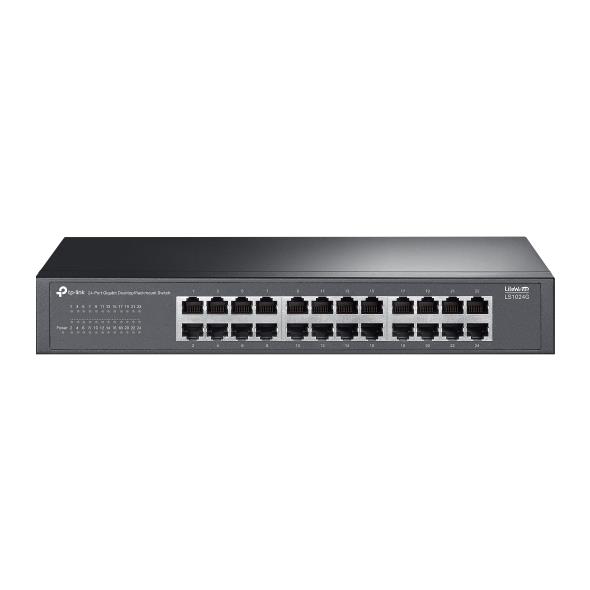 Switch TP-LINK Switch type Unmanaged 24xRJ-45 ports RJ-45 Ports Type Gigabit Ethernet  10 100 1000  LS1024G