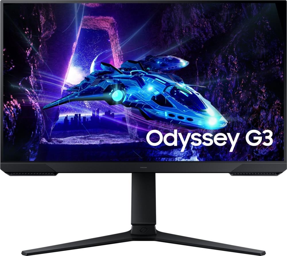 LCD Monitor SAMSUNG Odyssey G3 24   Gaming Panel VA 1920x1080 16 9 180Hz Matte 1 ms Swivel Pivot Height adjustable Tilt Colour Black LS24DG300EUXEN