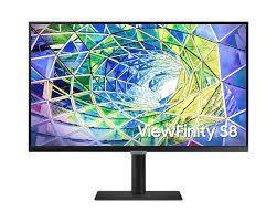 LCD Monitor SAMSUNG S27A800UNP 27   Business 4K Panel IPS 3840x2160 16 9 60Hz 5 ms Speakers Swivel Pivot Height adjustable Tilt Colour Black LS27A800UJPXEN