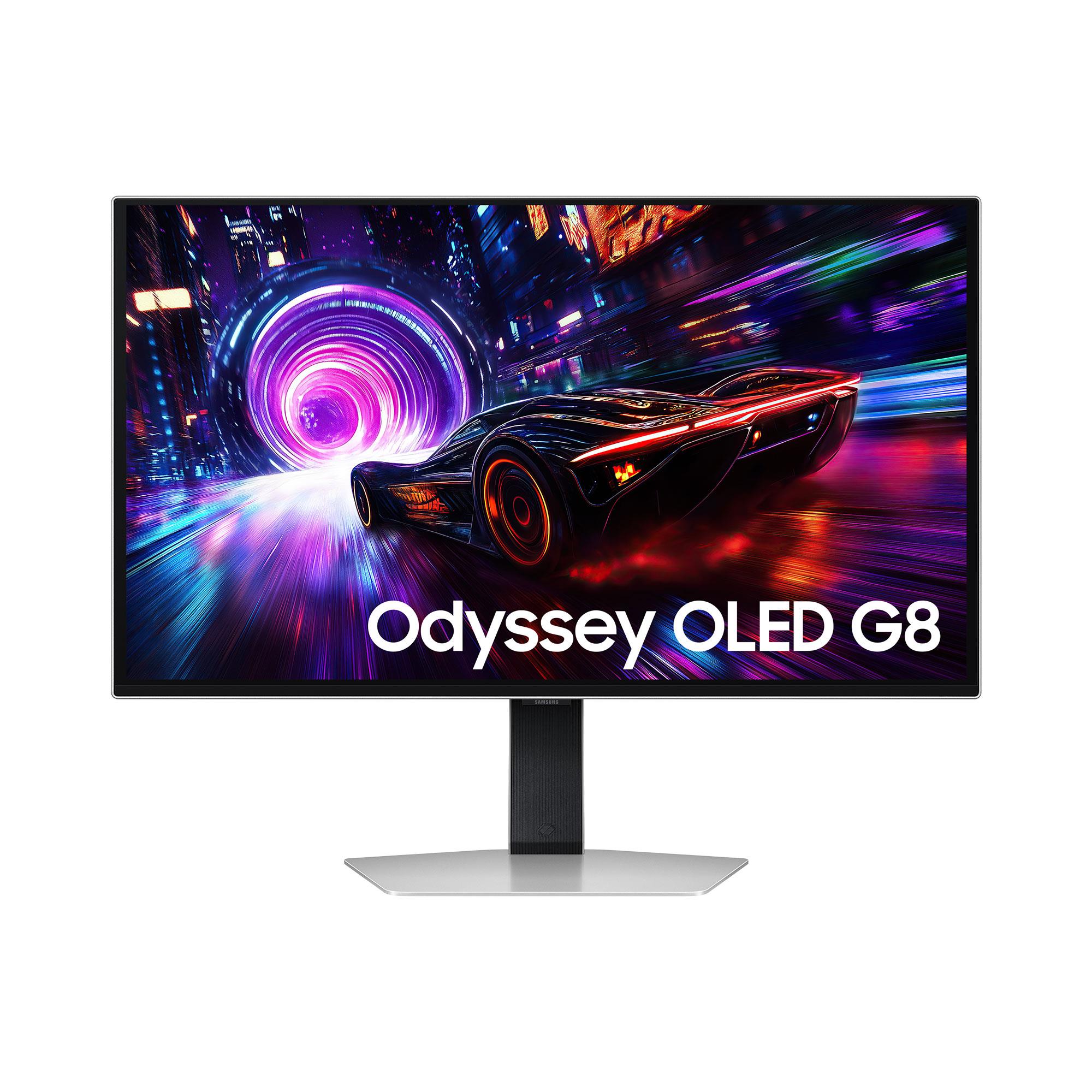 LCD Monitor SAMSUNG 27    3840 x 2160 pixels 4K Ultra HD Native aspect ratio 16 9 OLED Flat LS27FG810SUXEN