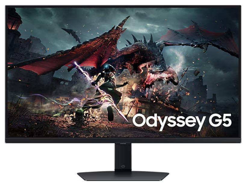 LCD Monitor SAMSUNG 32   Panel IPS 2560x1440 16 9 180Hz 1 ms Swivel Pivot Height adjustable Tilt Colour Black LS32DG500EUXEN