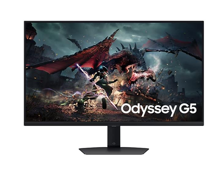LCD Monitor SAMSUNG ODYSSEY G5 32   Gaming Panel IPS 2560x1440 16 9 180Hz 1 ms Colour Black LS32DG502EUXEN