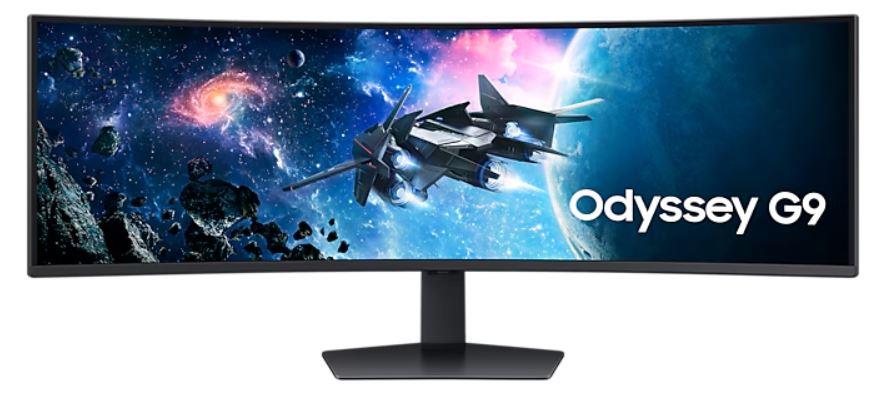 LCD Monitor SAMSUNG Odyssey G9 49   Gaming Curved Panel VA 5120x1440 32 9 1 ms Swivel Height adjustable Tilt Colour Black LS49CG950EUXEN