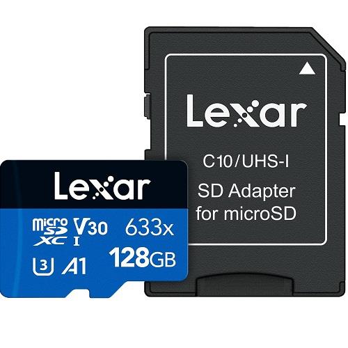 MEMORY MICRO SDXC 128GB UHS-I W ADAPTER LSDMI128BB633A LEXAR