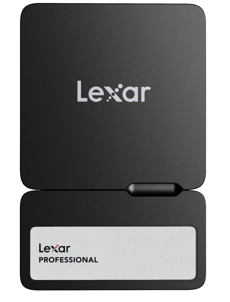 External SSD LEXAR Professional Go Portable 2TB USB 3 2 Write speed 1000 MBytes sec Read speed 1050 MBytes sec LSL400S002T-RNBNG