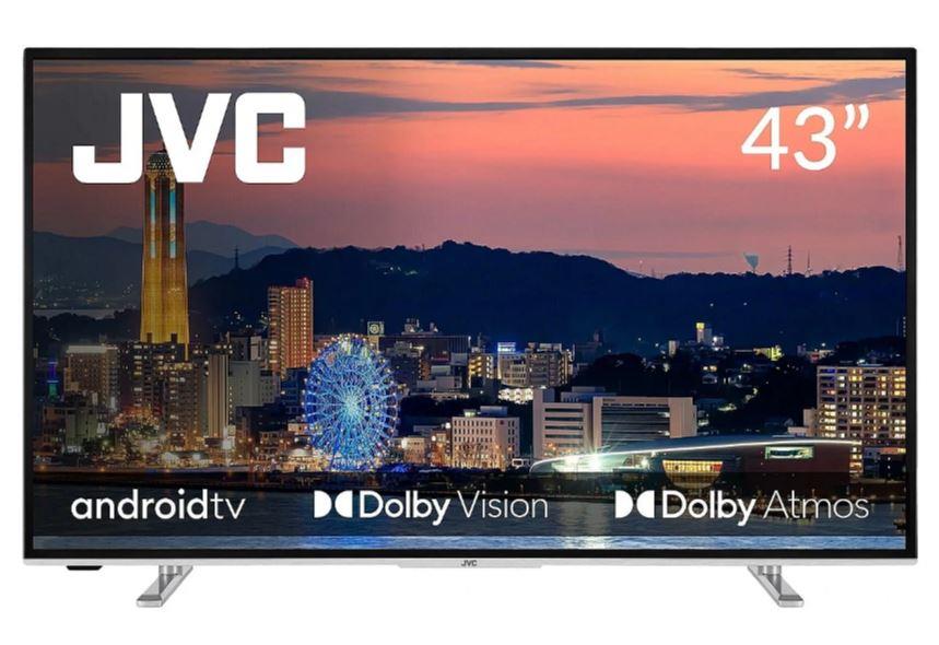 TV Set JVC 43   4K 3840x2160 Wireless LAN Bluetooth Silver LT-43VG7400