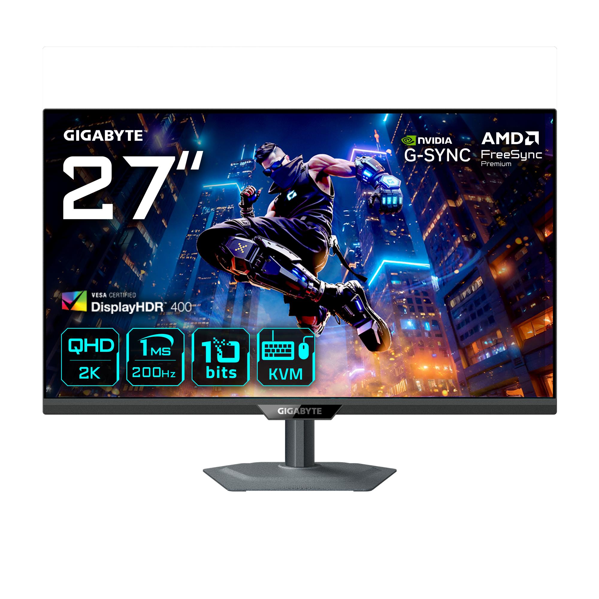 LCD Monitor GIGABYTE 27    2560 x 1440 pixels Quad HD Native aspect ratio 16 9 LED Flat M27Q2EK