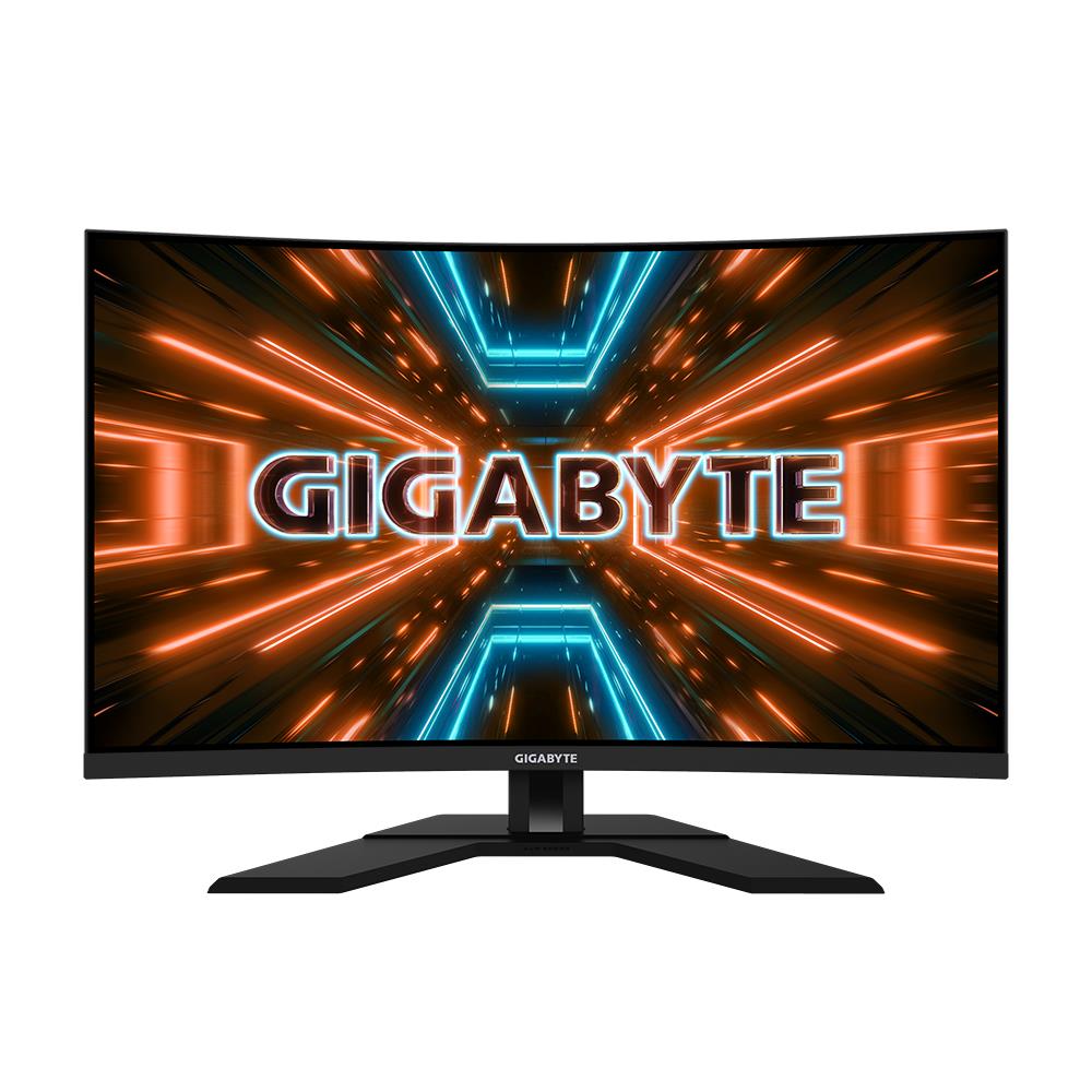 LCD Monitor GIGABYTE M32UC 31 5   Gaming 4K Curved Panel VA 3840x2160 16 9 144hz Matte 1 ms Speakers Height adjustable Tilt M32UC-EK