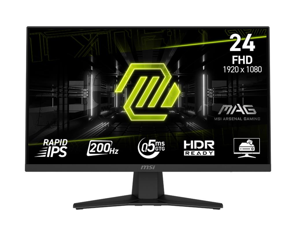 LCD Monitor MSI MAG 244F 23 8   Gaming Matte Panel IPS 1920x1080 16 9 200Hz 0 5 ms Colour Black MAG244F