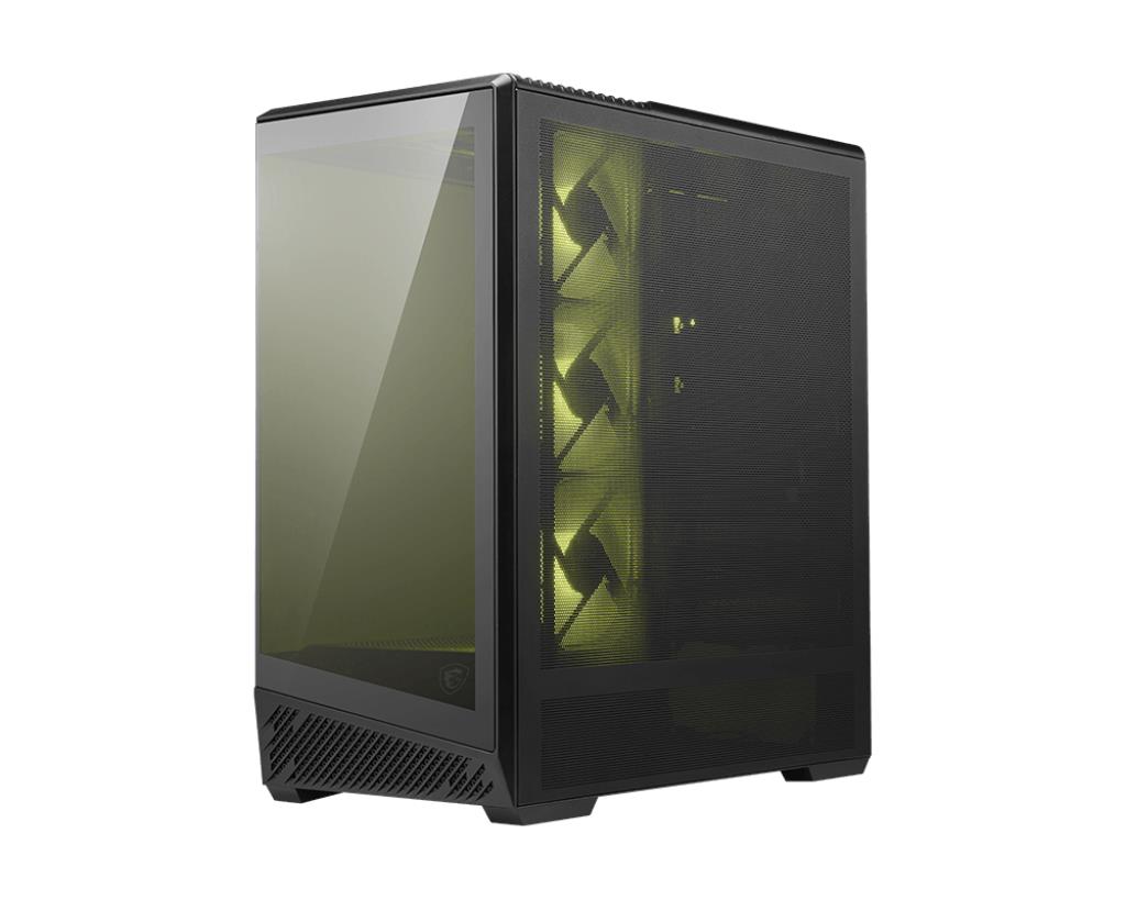 Case MSI ATX micro ATX Mini-ITX Black Transparent Midi Tower MAG PANO 130R PZ MAGPANO130RPZ