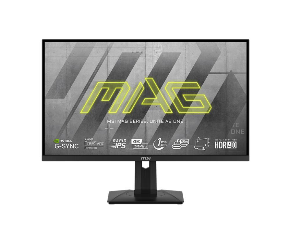 LCD Monitor MSI MAG 274UPF 27   4K Panel IPS 3840x2160 16 9 144Hz Matte 1 ms Swivel Pivot Height adjustable Tilt Colour Black MAG274UPF