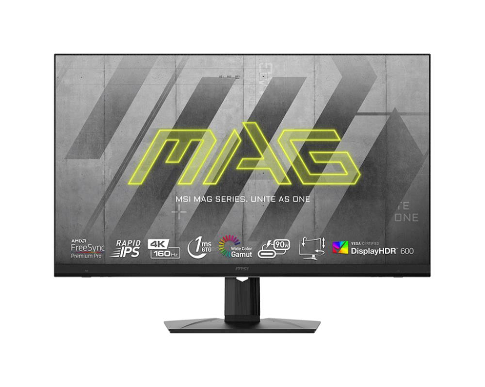 LCD Monitor MSI MAG 323UPF 32   Gaming 4K Panel IPS 3840x2160 16 9 160Hz Matte 1 ms Swivel Height adjustable Tilt Colour Black MAG323UPF
