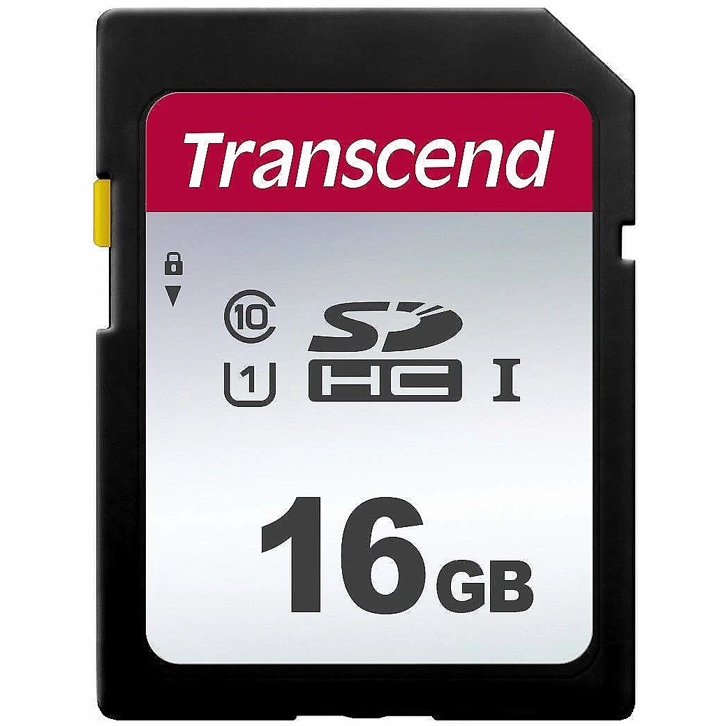MEMORY SDHC 16GB UHS-I C10 TS16GSDC300S TRANSCEND