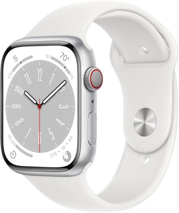 SMARTWATCH SERIES8 45MM CELL  SILVER AL  WH  MP4J3B A APPLE
