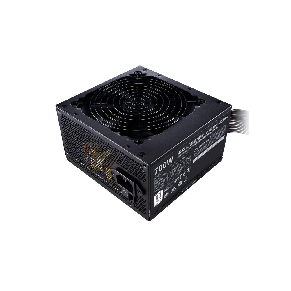 Power Supply COOLER MASTER 700 Watts Efficiency 80 PLUS PFC Active MTBF 100000 hours MPE-7001-ACABW-EU