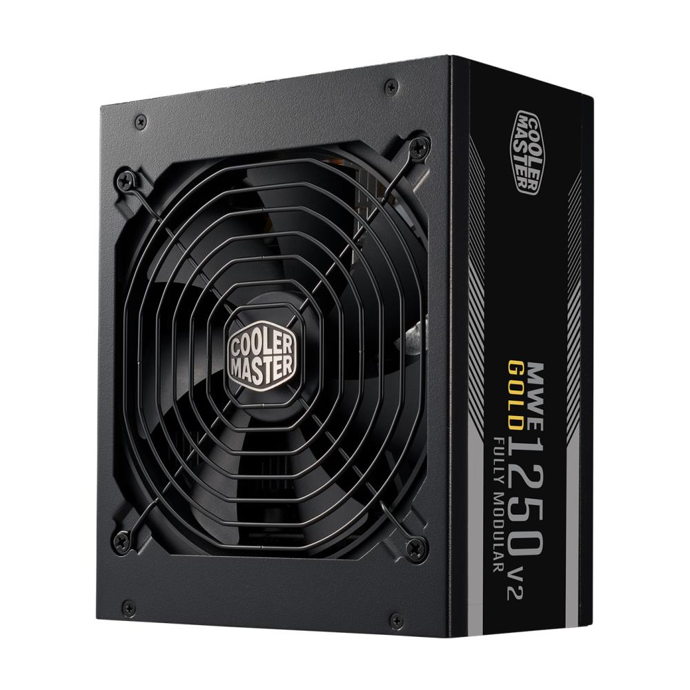 Power Supply COOLER MASTER 1250 Watts Efficiency 80 PLUS GOLD PFC Active MTBF 100000 hours MPE-C501-AFCAG-3EU