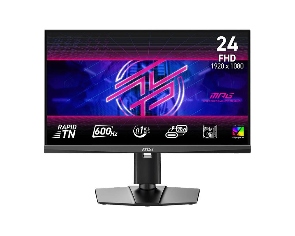 LCD Monitor MSI MPG 242R X60N 24 1   Gaming USB Hub Panel TN 1920x1080 16 9 600 Hz 0 1 ms MPG242RX60N