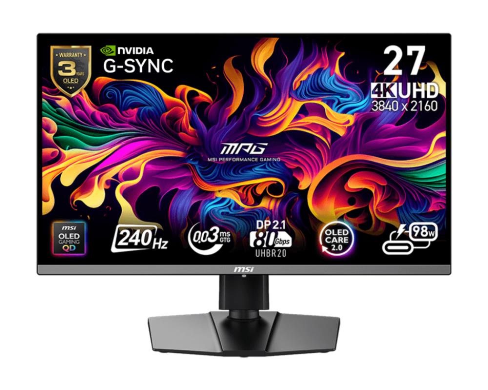 MSI MPG 272URX QD-OLED 26 5inch UHD