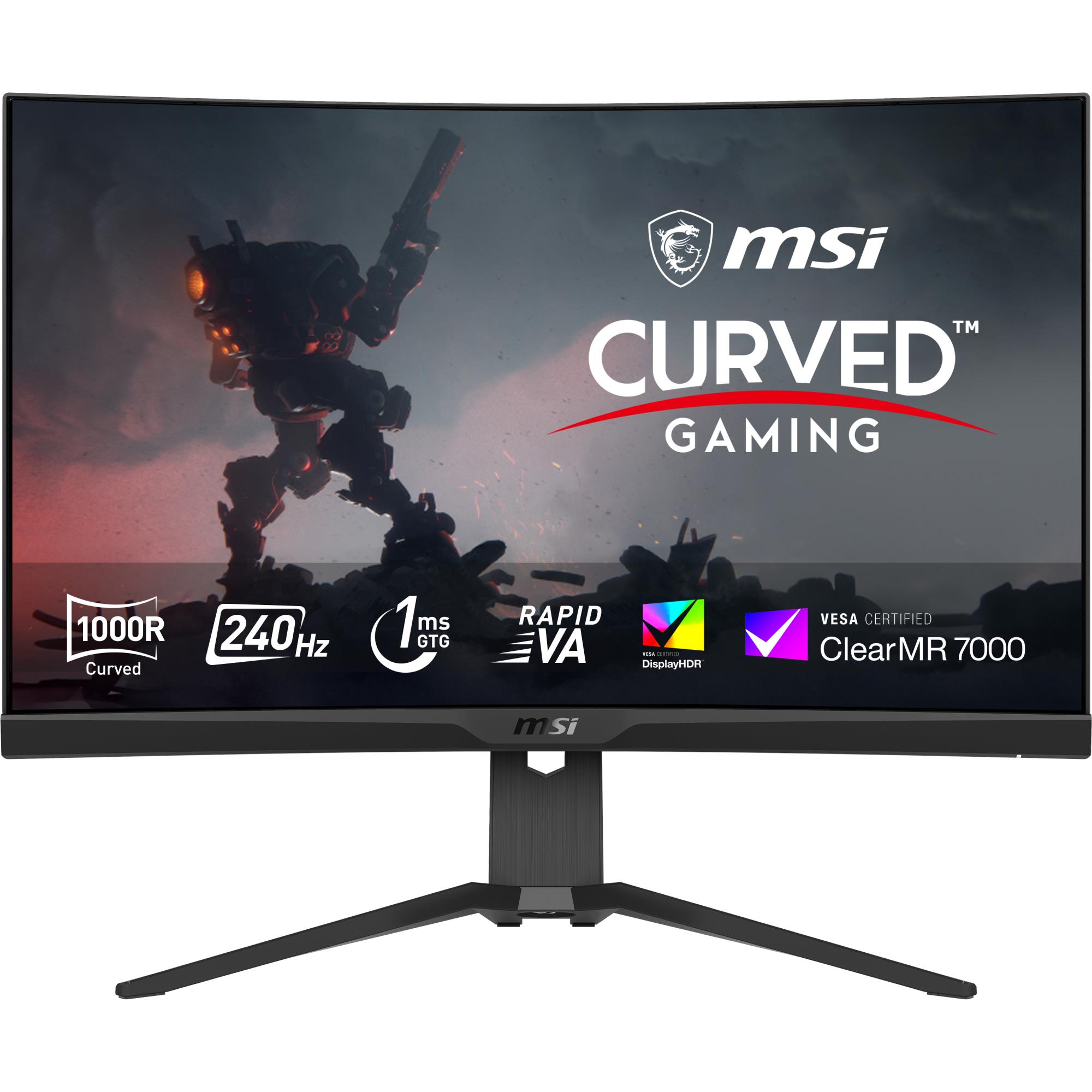 LCD Monitor MSI MPG 275CQRXF 27   Gaming Curved Panel VA 2560x1440 16 9 240 Hz 0 5 ms MPG275CQRXF
