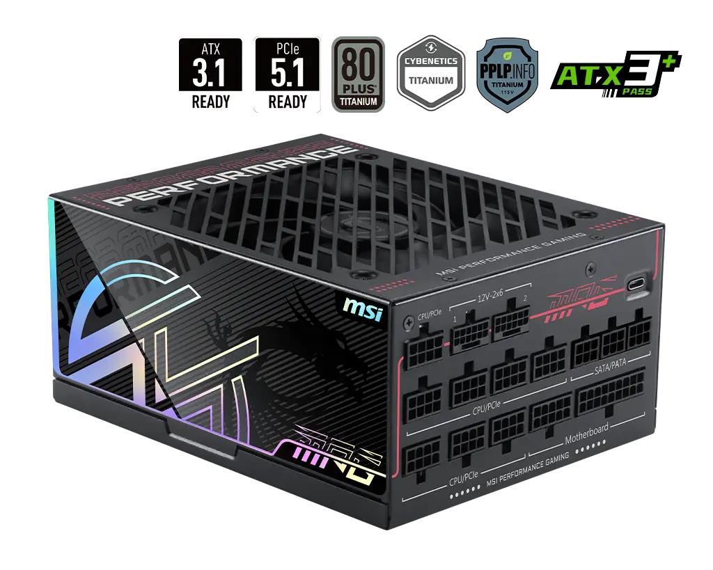 MSI MPG Ai1300TS PCIE5 EU 1300W PS