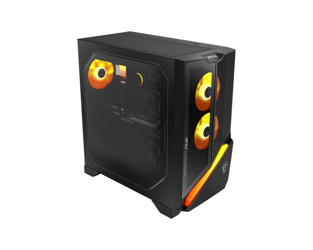 PC MSI Desktop AMD RyzenT 7 9700X 32 GB DDR5-SDRAM Storage SSD NVIDIA GeForce RTX 5070 Wi-Fi Yes Bluetooth Yes Windows 11 Home MPGINFZ39NVPR7-105EU