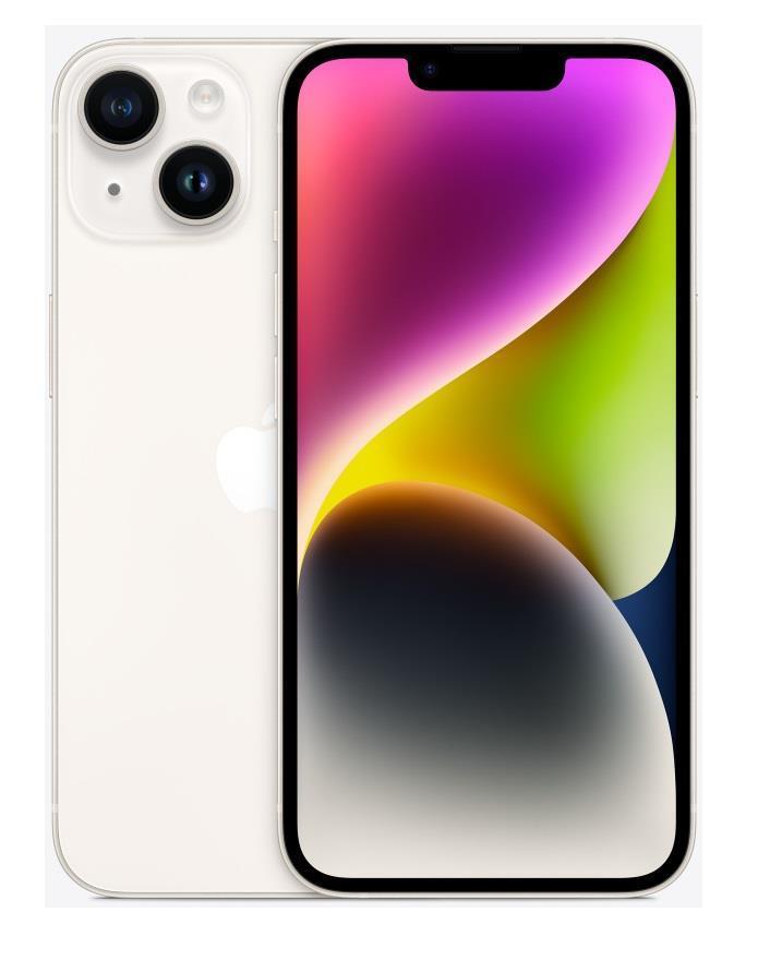 MOBILE PHONE IPHONE 14 128G STARLIGHT MPUR3 APPLE