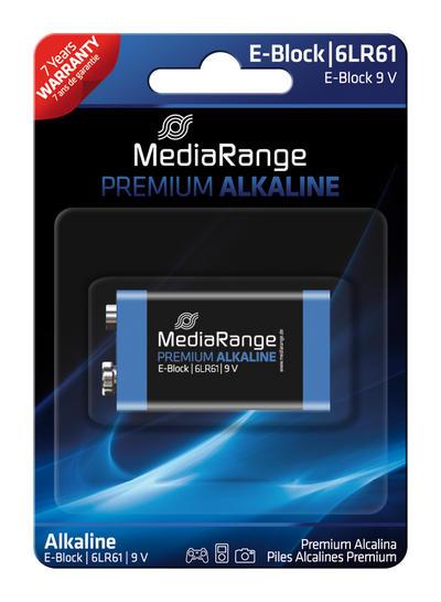 BATTERY ALKALINE E-BLOCK 9V MRBAT107 MEDIARANGE
