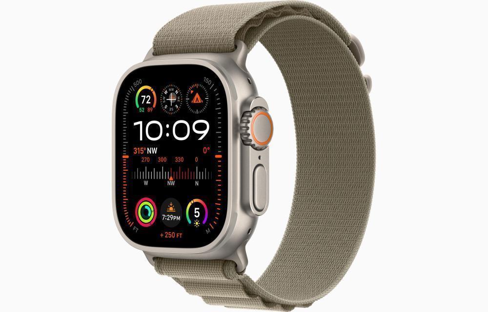 SMARTWATCH ULTRA 2 49MM CELL. TITAN OLIVE MREY3 APPLE
