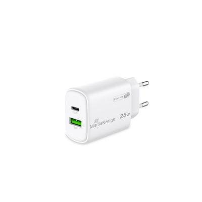 POWER ADAPTER USB USB-C 25W FAST MRMA112-2 MEDIARANGE