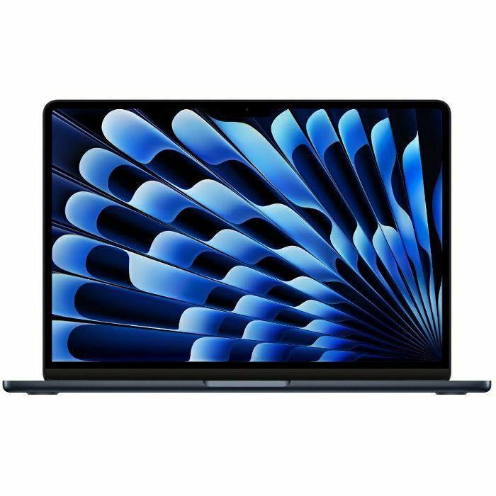 Notebook APPLE MacBook Air CPU  Apple M3 13 6   2560x1664 RAM 8GB SSD 256GB 8-core GPU Integrated ENG RUS macOS Sonoma Midnight 1 24 kg MRXV3RU A