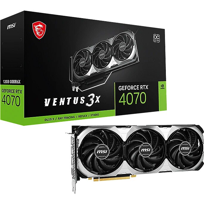 MSI GeForce RTX 4070 VENTUS 3X 12GB OC