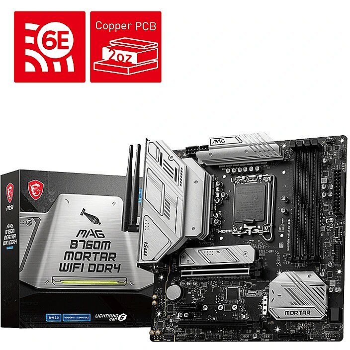 MSI MAG B760M MORTAR WIFI DDR4 LGA1700