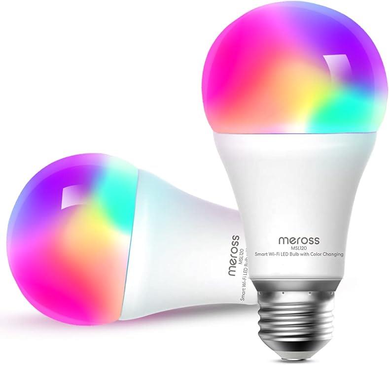 Smart Light Bulb MEROSS Power consumption 9 Watts 200-240V Beam angle 180 degrees MSL120DAHK-EU