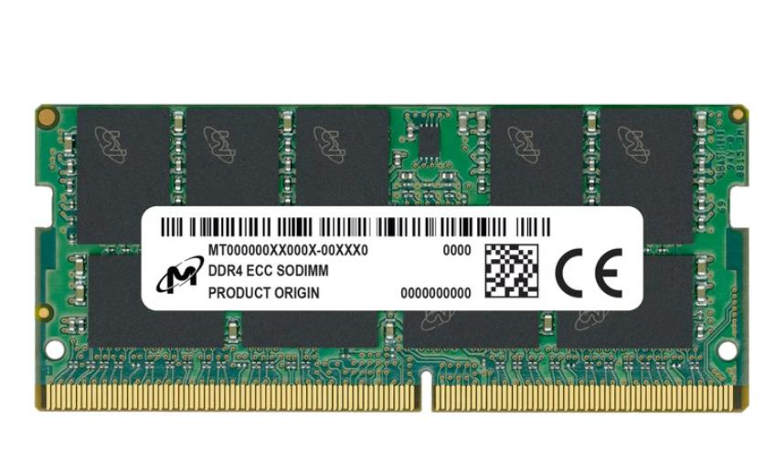 Server Memory Module MICRON DDR4 32GB ECC 3200 MHz CL 22 1 2 V MTA18ASF4G72HZ-3G2R