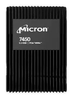 SSD MICRON SSD series 7450 PRO 7.68TB PCIE NVMe NAND flash technology TLC Write speed 5600 MBytes sec Read speed 6800 MBytes sec Form Factor U.3 TBW 14000 TB MTFDKCC7T6TFR-1BC1ZABYYT