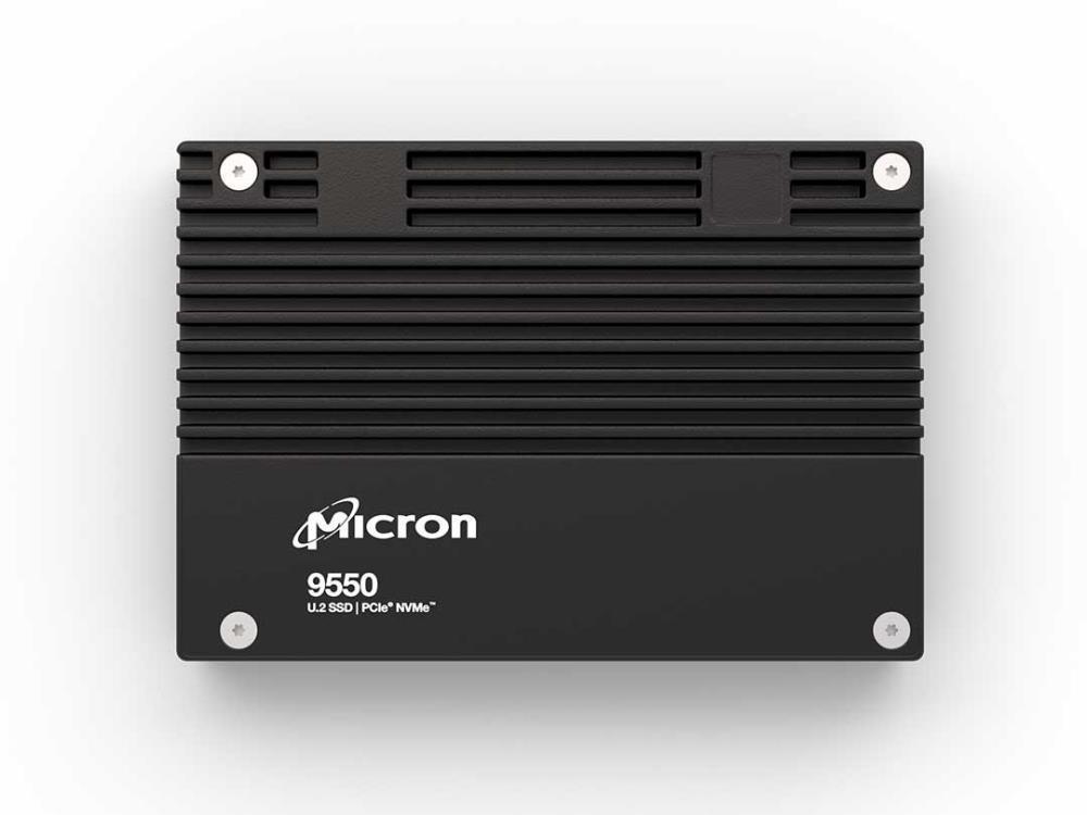 SSD MICRON SSD series 9550 PRO 7 68TB PCIe Gen5 NVMe NAND flash technology 3D TLC Write speed 10000 MBytes sec Read speed 14000 MBytes sec Form Factor U 2 MTFDLAL7T6THA-1BK1DABYYR