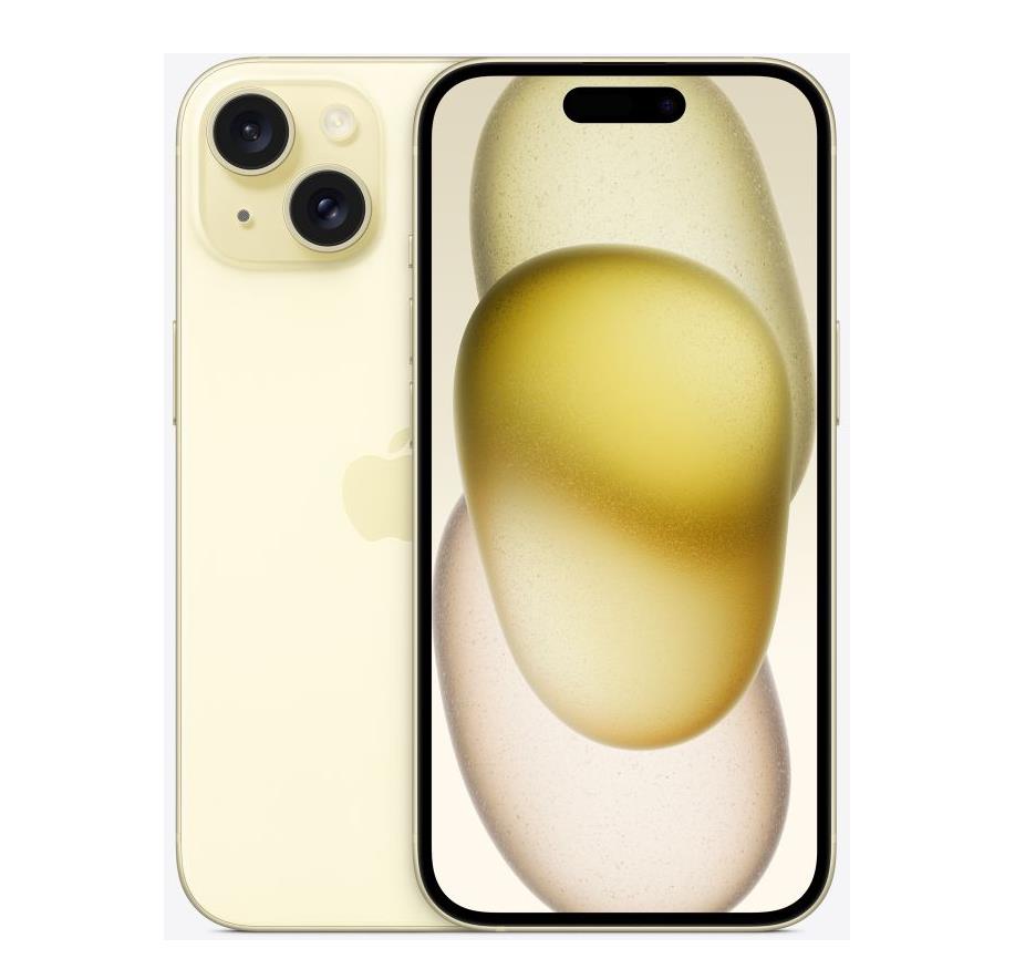 MOBILE PHONE IPHONE 15 128GB YELLOW MTP23ZD A APPLE