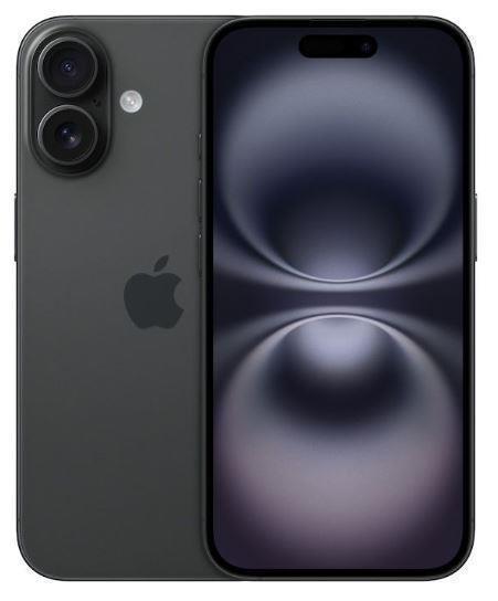 MOBILE PHONE IPHONE 16 128GB BLACK MYE73 APPLE