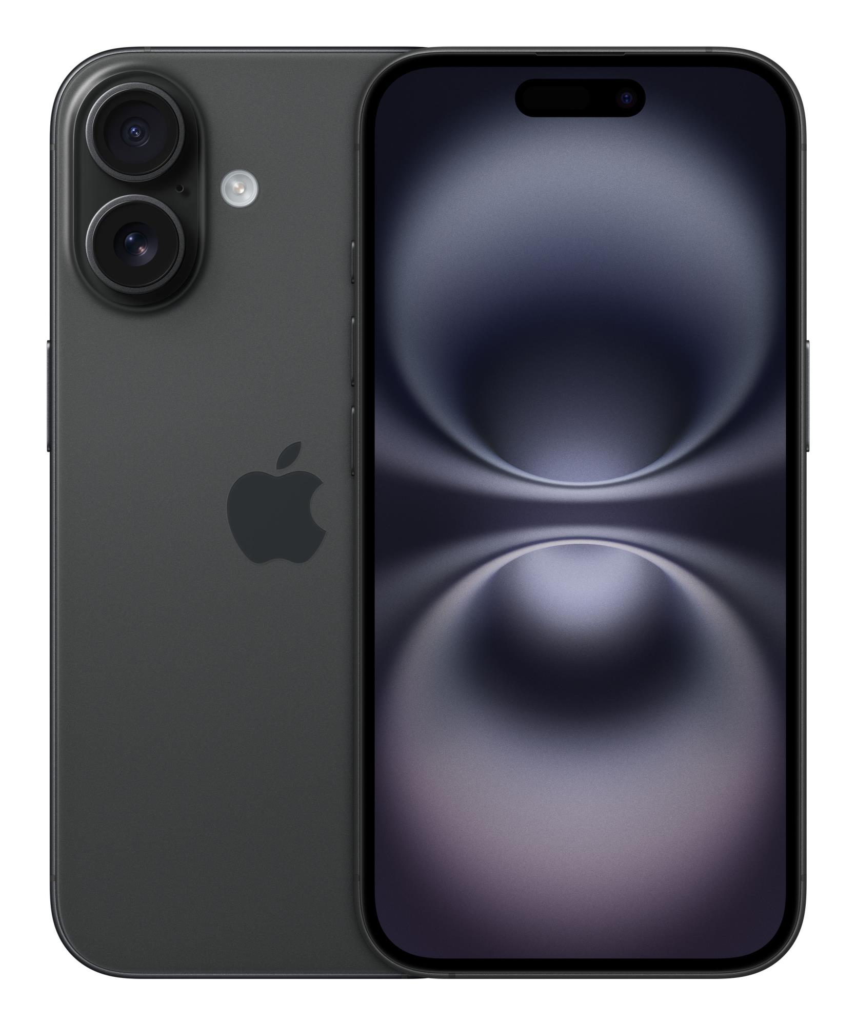 MOBILE PHONE IPHONE 16 128GB BLACK MYE73 APPLE