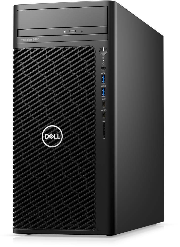 PC DELL Precision 3660 Business Tower CPU Core i9 i9-13900K 3000 MHz RAM 32GB DDR5 4400 MHz SSD 1TB Graphics card Intel Integrated Graphics Integrated NOR Windows 11 Pro Colour Black Included Accessories Dell Optical Mouse-MS116 - Black;Dell Wired Keyboard KB216 Black N111P3660MTEMEA_VP_EST