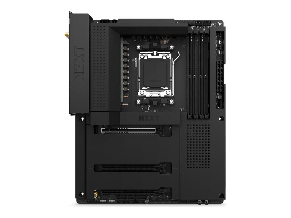 Mainboard NZXT AMD B650 SAM5 ATX Memory DDR5 Memory slots 4 2xPCI-Express 4 0 16x 1xPCI-Express 5 0 16x 4xM 2 1xHDMI 2xUSB 2 0 6xUSB 3 2 1xUSB-C 1xOptical S PDIF 1xRJ45 5xAudio port N7-B65XT-B1