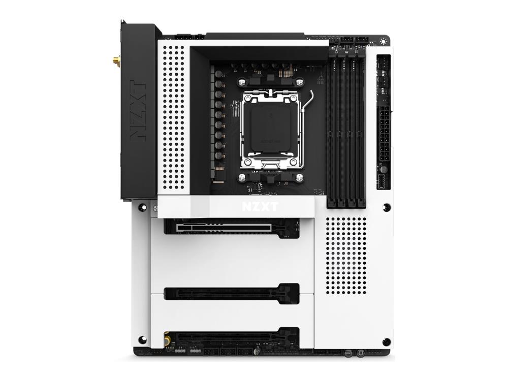 Mainboard NZXT AMD B650 SAM5 ATX Memory DDR5 Memory slots 4 2xPCI-Express 4 0 16x 1xPCI-Express 5 0 16x 4xM 2 1xHDMI 2xUSB 2 0 6xUSB 3 2 1xUSB-C 1xOptical S PDIF 1xRJ45 5xAudio port N7-B65XT-W1