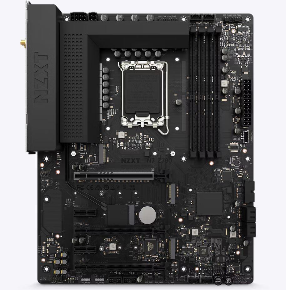 Mainboard NZXT Intel Z790 LGA1700 ATX Memory DDR5 Memory slots 4 2xPCI-Express 3 0 1x 2xPCI-Express 4 0 16x 1xPCI-Express 5 0 16x 1xM 2 1xHDMI 2xUSB 2 0 2xUSB 3 2 type B 3xUSB 3 2 1xUSB-C 1xOptical S PDIF 1xRJ12 5xAudio port N7-Z79XT-B1
